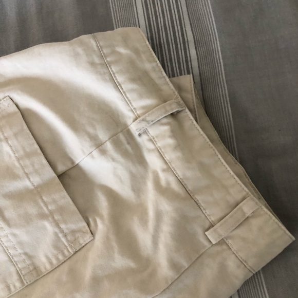 Princess Polly high waist beige wide leg utility pants - Picture 4 of 7